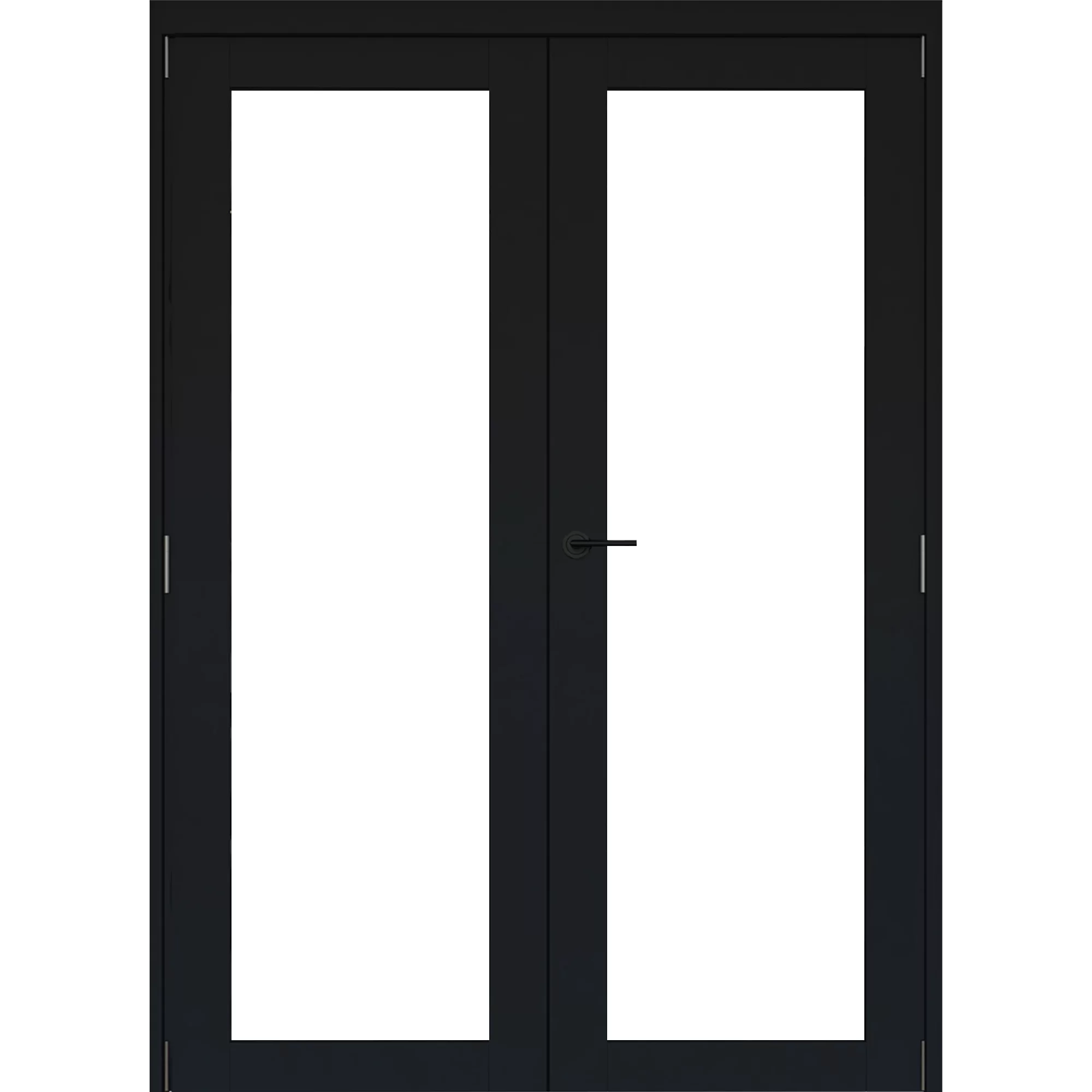 1 Lite Clear Fully Glazed Timber Black Internal French Door Set 2017mm X 133mm X 1597mm 3 1 Lite Clear Fully Glazed Timber Black Internal French Door Set 2017mm X 133mm X 1597mm