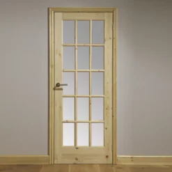 15 Lite Glazed Internal Door, (H)1981mm (W)686mm (T)35mm -WoodDepot Shop 15 lite glazed internal door h 1981mm w 686mm t 35mm03164747 04bq