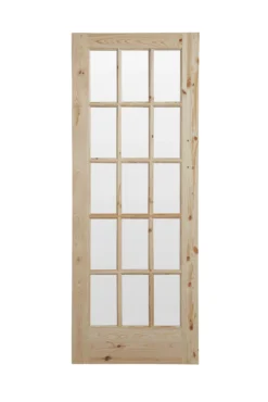 15 Lite Glazed Internal Door, (H)1981mm (W)762mm (T)35mm
