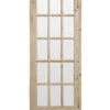 15 Lite Glazed Internal Door, (H)2032mm (W)813mm (T)35mm