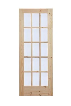 15 Lite Obscure Glazed Internal Door, (H)1981mm (W)762mm (T)35mm