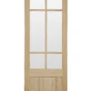 2 Panel 6 Lite Glazed Internal Door, (H)1981mm (W)762mm (T)35mm -WoodDepot Shop 2 panel 6 lite glazed internal door h 1981mm w 762mm t 35mm03856222 01bq