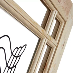 2 Panel Glazed Internal Door, (H)1981mm (W)762mm (T)35mm -WoodDepot Shop 2 panel glazed internal door h 1981mm w 762mm t 35mm3663602691402 37c bq