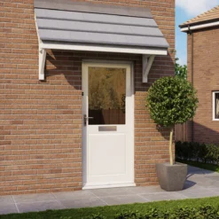 2 Panel Glazed Pine Veneer External Back Door, (H)1981mm (W)838mm -WoodDepot Shop 2 panel glazed pine veneer external back door h 1981mm w 838mm3663602789802 03bq