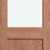 2 Panel Glazed Veneered Oak Veneer Internal Door, (H)1980mm (W)838mm (T)40mm