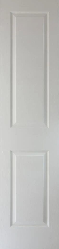 2 Panel Patterned Unglazed Traditional White Internal Cupboard Door, (H)1981mm (W)457mm (T)35mm