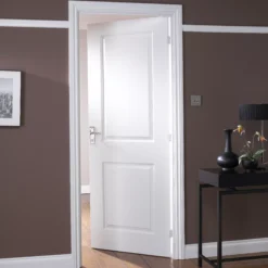 2 Panel White Internal Door, (H)2040mm (W)826mm (T)40mm 11 2 Panel White Internal Door, (H)2040mm (W)826mm (T)40mm -WoodDepot Shop 2 panel white internal door h 2040mm w 826mm t 40mm5397007096767 01i bq