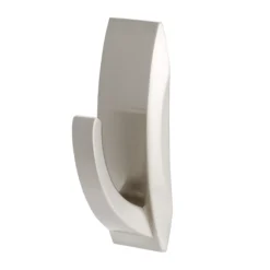 3M Command Modern Nickel Effect Large Single Bath Hook (Holds)2.2kg -WoodDepot Shop 3m command modern nickel effect large single bath hook holds 2 2kg0051131995970 05c