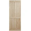 4 Panel Clear Pine Internal Bi-fold Door Set, (H)1945mm (W)675mm