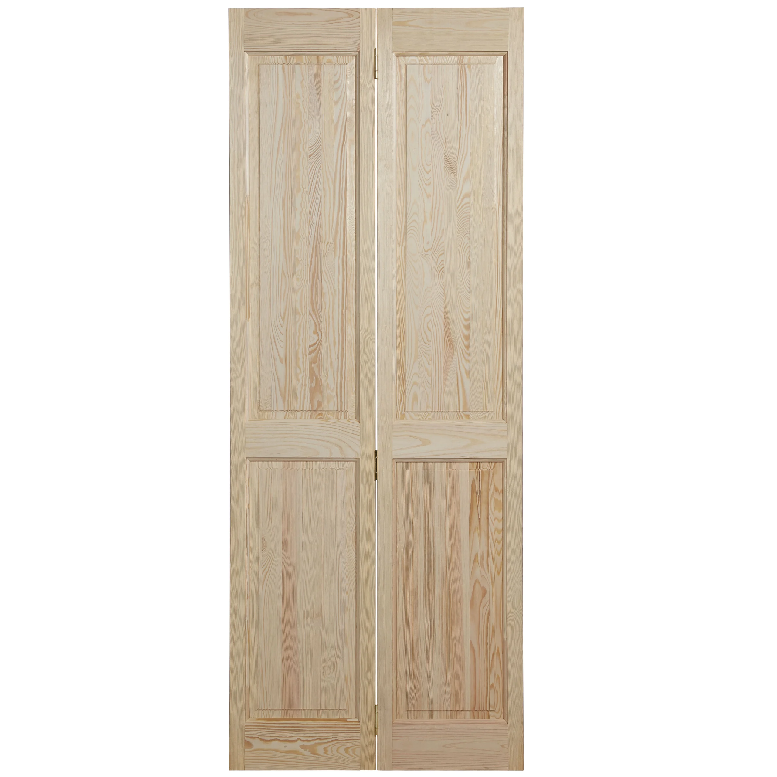 4 Panel Clear Pine Internal Bi-fold Door Set, (H)1945mm (W)675mm 3 4 Panel Clear Pine Internal Bi-fold Door Set, (H)1945mm (W)675mm