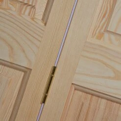 4 Panel Clear Pine Internal Bi-fold Door Set, (H)1946mm (W)750mm -WoodDepot Shop 4 panel clear pine internal bi fold door set h 1946mm w 750mm03422908 04bq