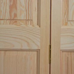 4 Panel Clear Pine Internal Bi-fold Door Set, (H)1946mm (W)750mm -WoodDepot Shop 4 panel clear pine internal bi fold door set h 1946mm w 750mm03422908 05bq