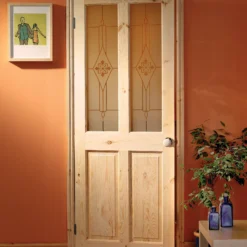 4 Panel Frosted Glazed Internal Door, (H)1981mm (W)838mm (T)35mm -WoodDepot Shop 4 panel frosted glazed internal door h 1981mm w 838mm t 35mm3663602691525 01i bq