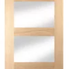 4 Panel Glazed Shaker Oak Veneer Internal Door, (H)1981mm (W)686mm (T)35mm -WoodDepot Shop 4 panel glazed shaker oak veneer internal door h 1981mm w 686mm t 35mm5397007097962 01bq
