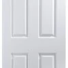 4 Panel Smooth White Internal Door, (H)1981mm (W)762mm (T)35mm