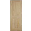 4 Panel Unglazed Internal Fire Door, (H)1981mm (W)762mm (T)44mm