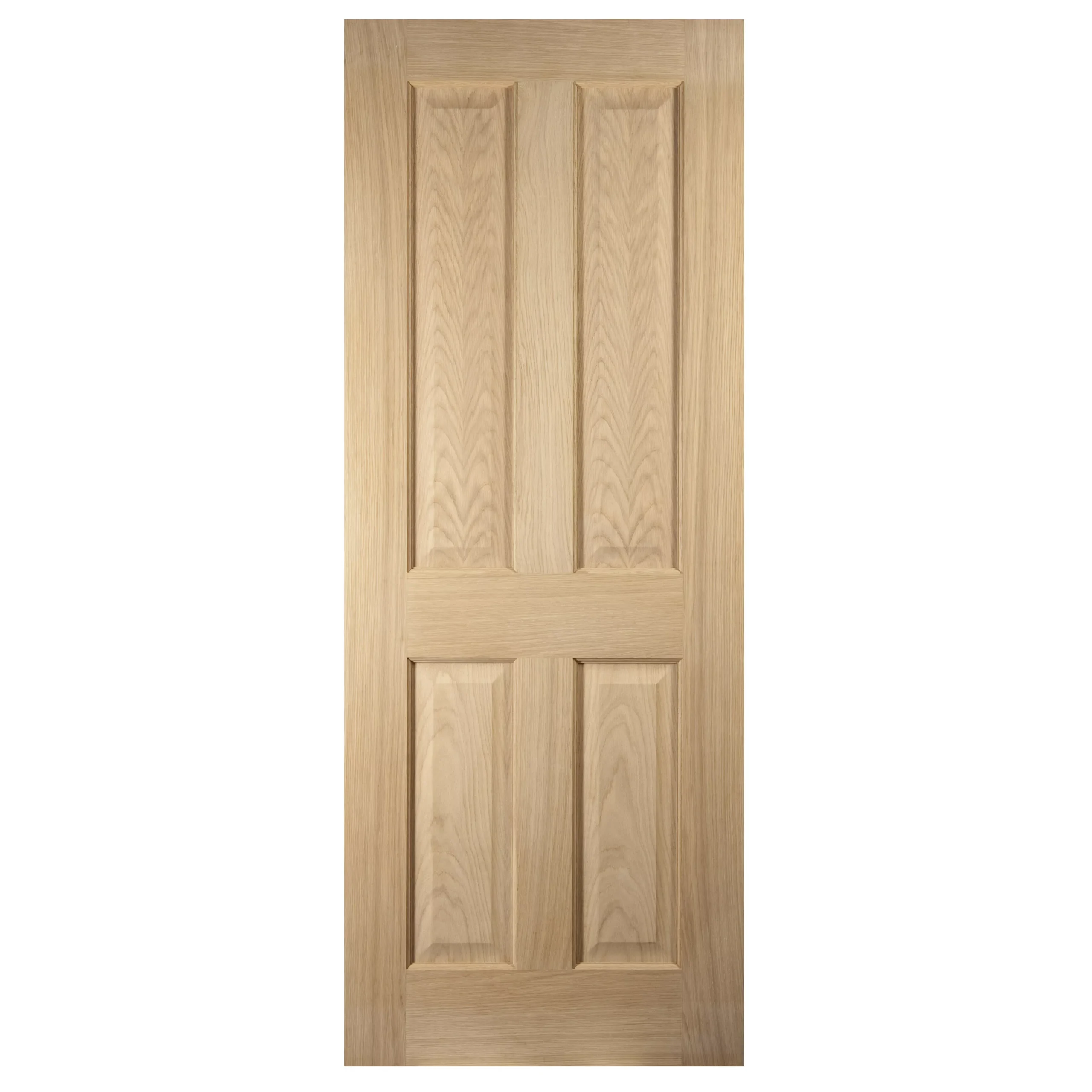 4 Panel Unglazed Oak Veneer Internal Fire Door, (H)1981mm (W)762mm (T)35mm 3 4 Panel Unglazed Oak Veneer Internal Fire Door, (H)1981mm (W)762mm (T)35mm