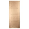 4 Panel Unglazed Shaker Oak Veneer Internal Fire Door, (H)1981mm (W)686mm (T)44mm -WoodDepot Shop 4 panel unglazed shaker oak veneer internal fire door h 1981mm w 686mm t 44mm5397007097740 02c bq