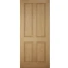4 Panel Unglazed White Oak Veneer External Front Door, (H)2032mm (W)813mm -WoodDepot Shop 4 panel unglazed white oak veneer external front door h 2032mm w 813mm5397007194708 01bq