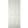 4 Panel White External Front Door, (H)2032mm (W)813mm -WoodDepot Shop 4 panel white external front door h 2032mm w 813mm5397007194494 01bq