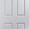 4 Panel White Woodgrain Effect Internal Door, (H)1981mm (W)838mm (T)35mm -WoodDepot Shop 4 panel white woodgrain effect internal door h 1981mm w 838mm t 35mm03163214 01bq