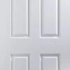 6 Panel Patterned Unglazed Traditional White Woodgrain Effect Internal Door, (H)1981mm (W)457mm (T)35mm -WoodDepot Shop 6 panel patterned unglazed traditional white woodgrain effect internal door h 1981mm w 457mm t 35mm5050818735606 01bq