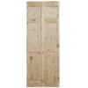 6 Panel Unglazed Knotty Pine Internal Bi-fold Door Set, (H)1945mm (W)675mm -WoodDepot Shop 6 panel unglazed knotty pine internal bi fold door set h 1945mm w 675mm3663602691631 01c bq