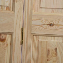 6 Panel Unglazed Knotty Pine Internal Bi-fold Door Set, (H)1950mm (W)750mm -WoodDepot Shop 6 panel unglazed knotty pine internal bi fold door set h 1950mm w 750mm3663602691648 38c bq