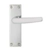 Abla Polished Chrome Effect Aluminium Latch Door Handle (L)109mm -WoodDepot Shop abla polished chrome effect aluminium latch door handle l 109mm3663602832843 01bq