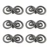 Aluminium Pewter Effect Twisted Furniture Knob, Pack Of 6 -WoodDepot Shop aluminium pewter effect twisted furniture knob pack of 605166756 02c