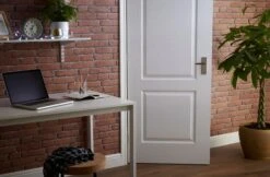 Arched 2 Panel Unglazed White Woodgrain Effect Internal Door, (H)1981mm (W)762mm (T)35mm -WoodDepot Shop arched 2 panel unglazed white woodgrain effect internal door h 1981mm w 762mm t 35mm03163993 06bq