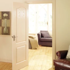 Arched 2 Panel Unglazed White Woodgrain Effect Internal Door, (H)2040mm (W)626mm (T)40mm 9 Arched 2 Panel Unglazed White Woodgrain Effect Internal Door, (H)2040mm (W)626mm (T)40mm -WoodDepot Shop arched 2 panel unglazed white woodgrain effect internal door h 2040mm w 626mm t 40mm03856826 01i