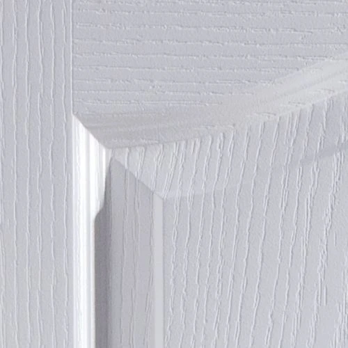 Arched 2 Panel Unglazed White Woodgrain Effect Internal Door, (H)2040mm (W)826mm (T)40mm 4 Arched 2 Panel Unglazed White Woodgrain Effect Internal Door, (H)2040mm (W)826mm (T)40mm - Image 2