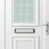 Ashgrove 2 Panel Diamond Bevel Frosted Glazed White Left-hand External Front Door Set, (H)2055mm (W)920mm -WoodDepot Shop ashgrove 2 panel diamond bevel frosted glazed white left hand external front door set h 2055mm w 920mm3663602791430 01bq