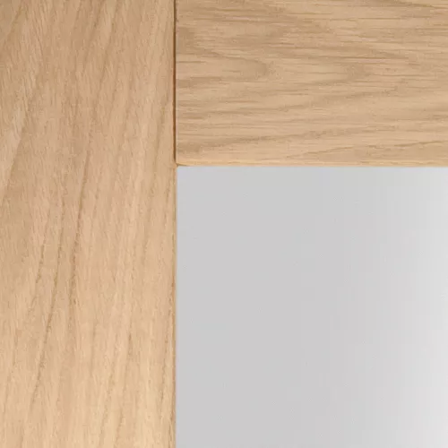 B&Q 1 Panel Glazed Shaker Oak Veneer Internal Door, (H)1981mm (W)762mm (T)35mm 5 B&Q 1 Panel Glazed Shaker Oak Veneer Internal Door, (H)1981mm (W)762mm (T)35mm - Image 3
