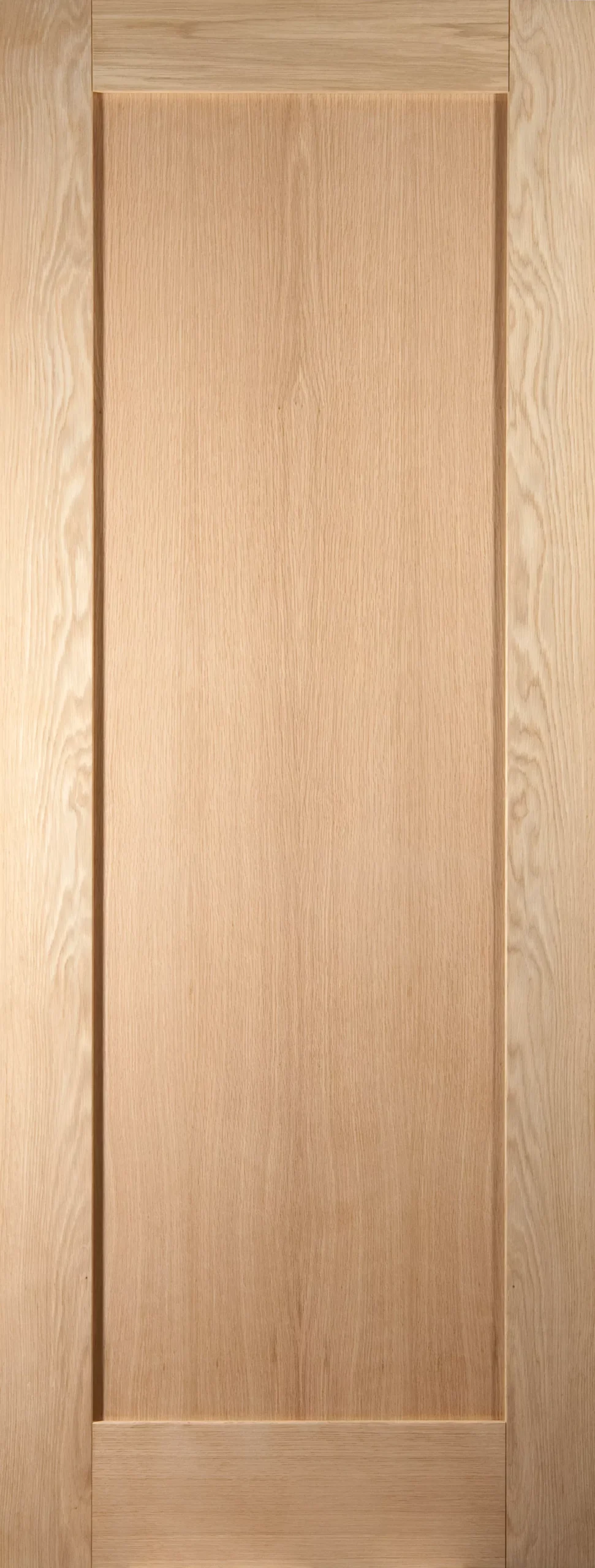 B&Q 1 Panel Shaker Oak Veneer Internal Door, (H)1981mm (W)838mm (T)35mm 3 B&Q 1 Panel Shaker Oak Veneer Internal Door, (H)1981mm (W)838mm (T)35mm
