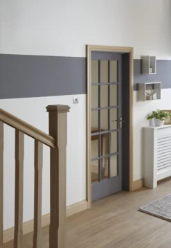 B&Q 10 Lite Glazed Oak Veneer Internal Door, (H)1981mm (W)762mm (T)35mm -WoodDepot Shop b q 10 lite glazed oak veneer internal door h 1981mm w 762mm t 35mm5397007096101 05bq