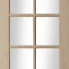 B&Q 10 Lite Glazed Oak Veneer Internal Door, (H)1981mm (W)838mm (T)35mm -WoodDepot Shop b q 10 lite glazed oak veneer internal door h 1981mm w 838mm t 35mm5397007096187 01bq