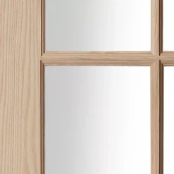 B&Q 10 Lite Glazed Oak Veneer Internal Door, (H)1981mm (W)838mm (T)35mm -WoodDepot Shop b q 10 lite glazed oak veneer internal door h 1981mm w 838mm t 35mm5397007096187 03bq