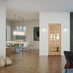 B&Q 15 Lite Glazed Oak Veneer Internal Door, (H)2040mm (W)726mm (T)40mm -WoodDepot Shop b q 15 lite glazed oak veneer internal door h 2040mm w 726mm t 40mm5397007096521 04bq