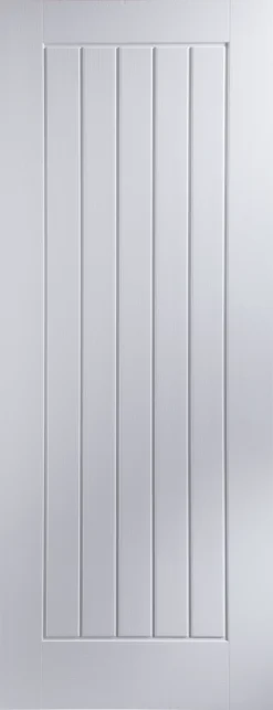 B&Q Cottage White Woodgrain Effect Internal Door, (H)1981mm (W)762mm (T)35mm