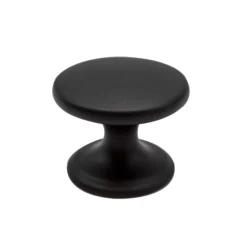 Black Anodised Zinc Alloy Round Knob (Dia)41mm