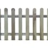 Blooma Liao Wooden Autoclave Picket Fence (W)1.8m (H)0.8m