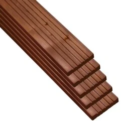 Blooma Madeira Brown Softwood Deck Board (L)2.4m (W)120mm (T)24mm, Pack Of 5 -WoodDepot Shop blooma madeira brown softwood deck board l 2 4m w 120mm t 24mm pack of 53663602994763 03bq