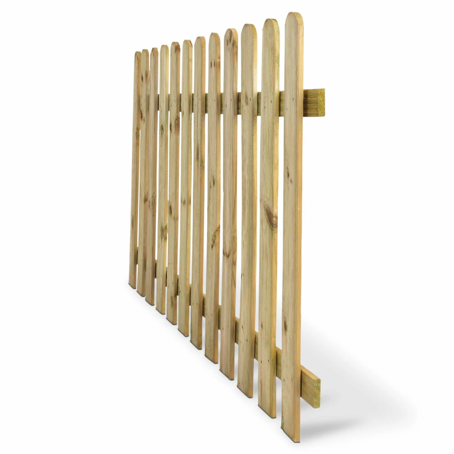 Blooma Mekong Pressure Treated Picket Fence (W)1.8m (H)1m 4 Blooma Mekong Pressure Treated Picket Fence (W)1.8m (H)1m - Image 2