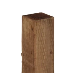 Blooma Square Wooden Fence Post (H)2.4m (W)100mm -WoodDepot Shop blooma square wooden fence post h 2 4m w 100mm5013053155776 04bq