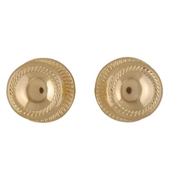 Brass Effect Zamac Round Internal Door Knob (Dia)49mm, Pack Of 3