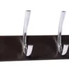 Brown Chrome Effect MDF 4 Hook Rail, (L)454mm (H)16mm -WoodDepot Shop brown chrome effect mdf 4 hook rail l 454mm h 16mm05250431 03c