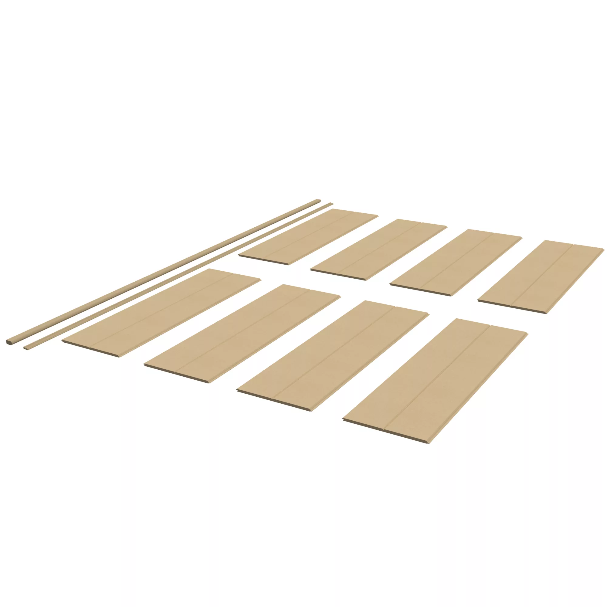 Cheshire Mouldings MDF Wall Panelling Kit (H)2400mm (W)270mm (T)60mm 4 Cheshire Mouldings MDF Wall Panelling Kit (H)2400mm (W)270mm (T)60mm - Image 2