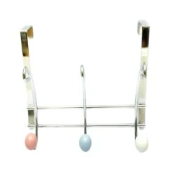 Chrome Effect 3 Hook Rail, (L)267mm (H)189mm